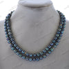 Peacock-Black Freshwater Pearl Necklace