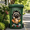 Raccoon Wheelie Bin Decal - Waterproof Outdoor Sticker
