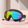 Lunettes de natation grand angle anti-buée avec bouchons d'oreilles