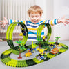 Climbing Dinosaur Car with Flexible Race Track