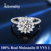 Adjustable Moissanite Ring with Tension Setting