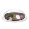 Microwave Splatter Guard with Steam Vent and Handle