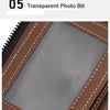 Vintage Compact Zipper Wallet for Men