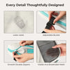 Compression Packing Cubes Set with Expandable Travel Organizers