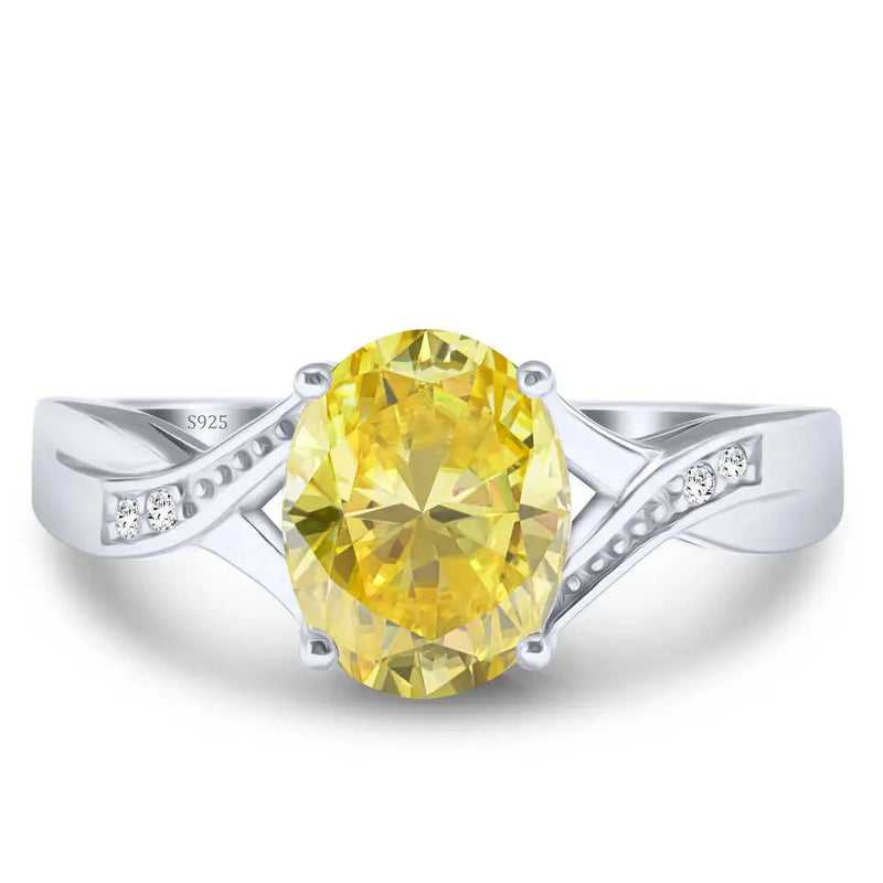 Anillo Encantador de Moissanita con Diseño de Hada en Plata de Ley 925