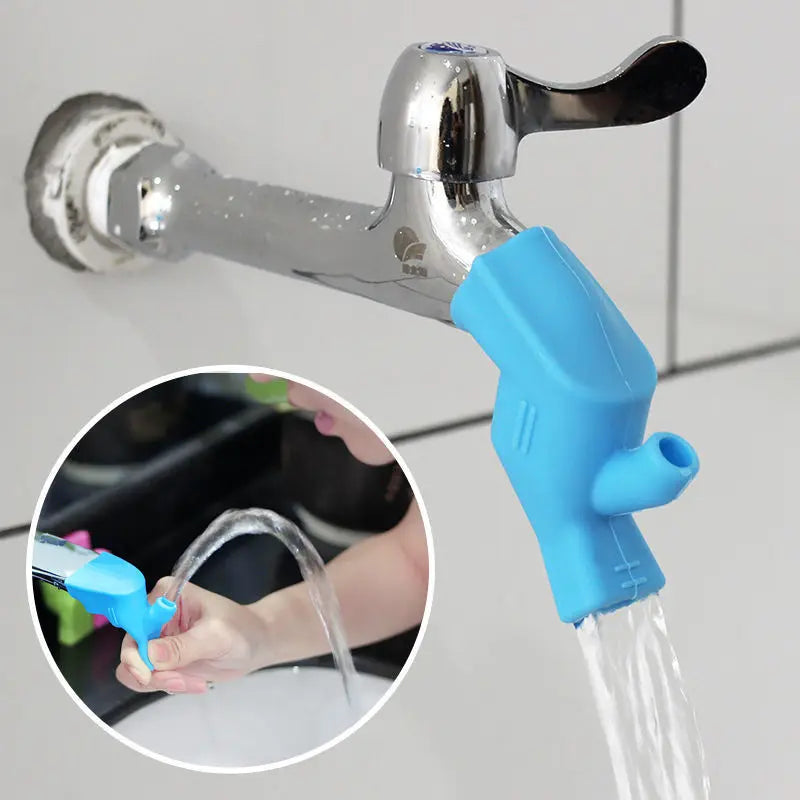 Flexible Silicone Faucet Extender for Sink & Bathroom