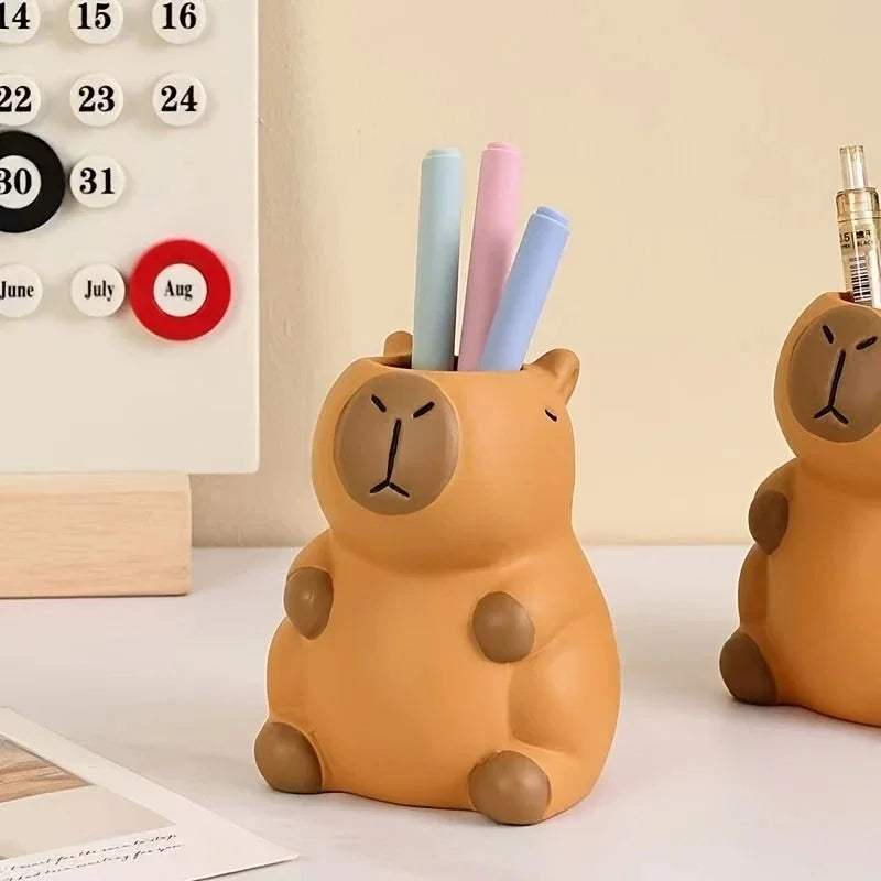 Niedlicher Capybara-Stifthalter & Organizer