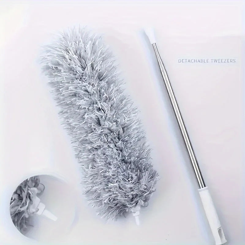 Extra-Long Retractable Duster with Flexible Head