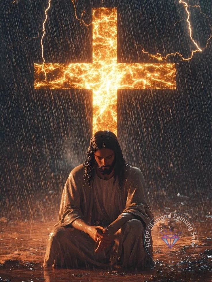 Jesus Christ Cross Diamond Painting Kit