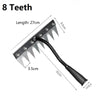 Heavy-Duty Carbon Steel Garden Weeding Rake