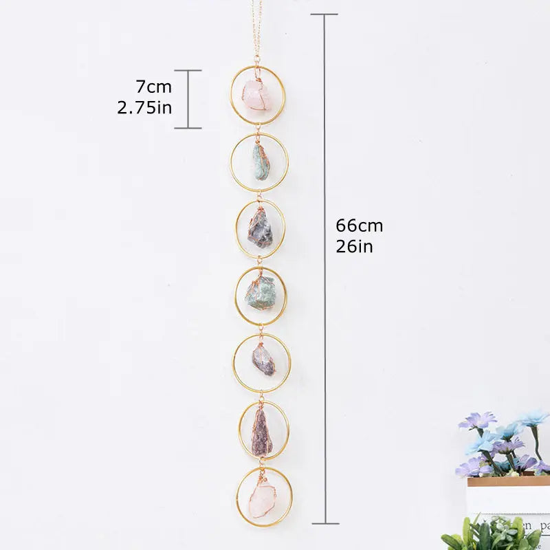 Colgante de Pared Árbol de la Vida con Gemas Naturales