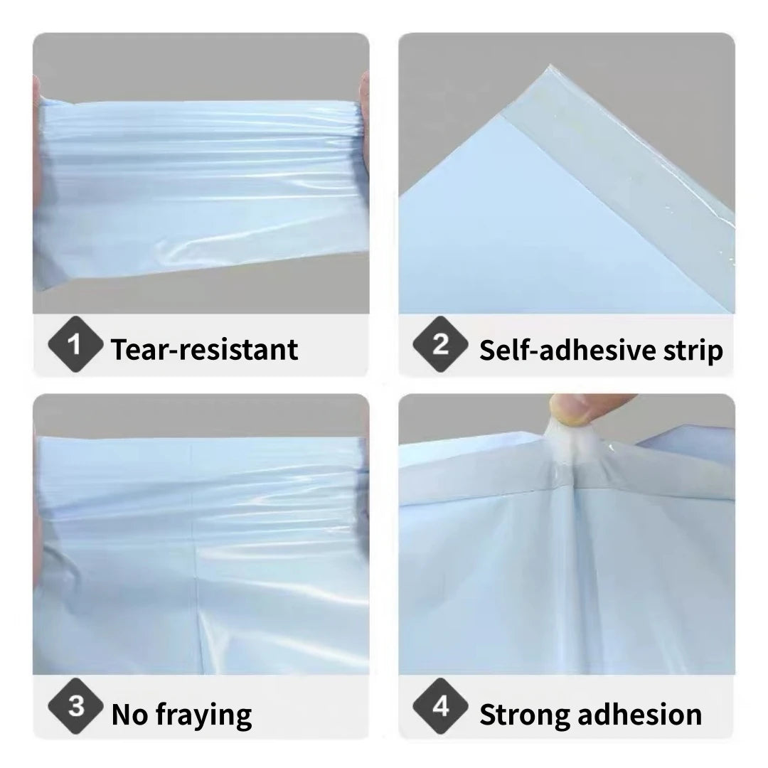 Matte Pink Poly Mailers - Waterproof Self-Sealing Shipping Bags