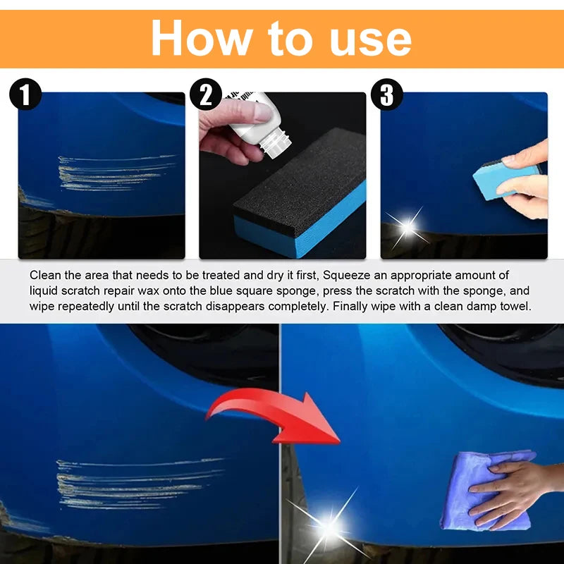 Auto Scratch Remover & Paint Polish Paste