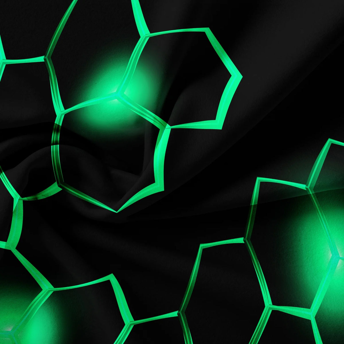 Geometric 3D Hexagonal Honeycomb Duvet Cover Set