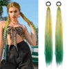 Long Straight Ombre Ponytail Extension