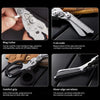 Compact Multi-Purpose Emergency Rescue Scissors