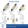 A display of various sizes of interior LED bulbs for car dome, license plate, and reading lights in different lengths.