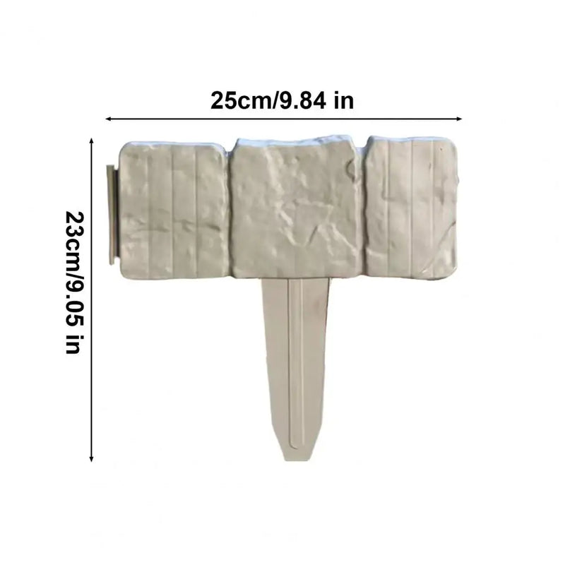 No-Dig Plastic Garden Edging Panels