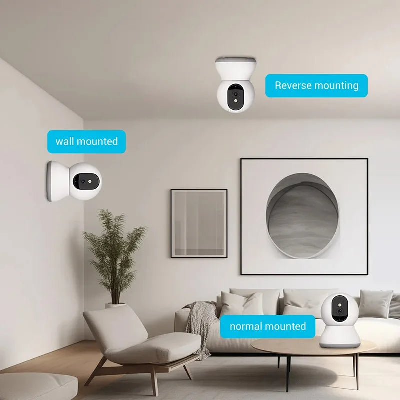 2K Smart Pet Kamera mit 360° Schwenk- & Neigefunktion
