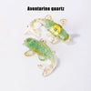Natural Crystal Goldfish Figurine Feng Shui Decor