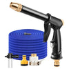 Expandable Garden Hose with High-Pressure Nozzle