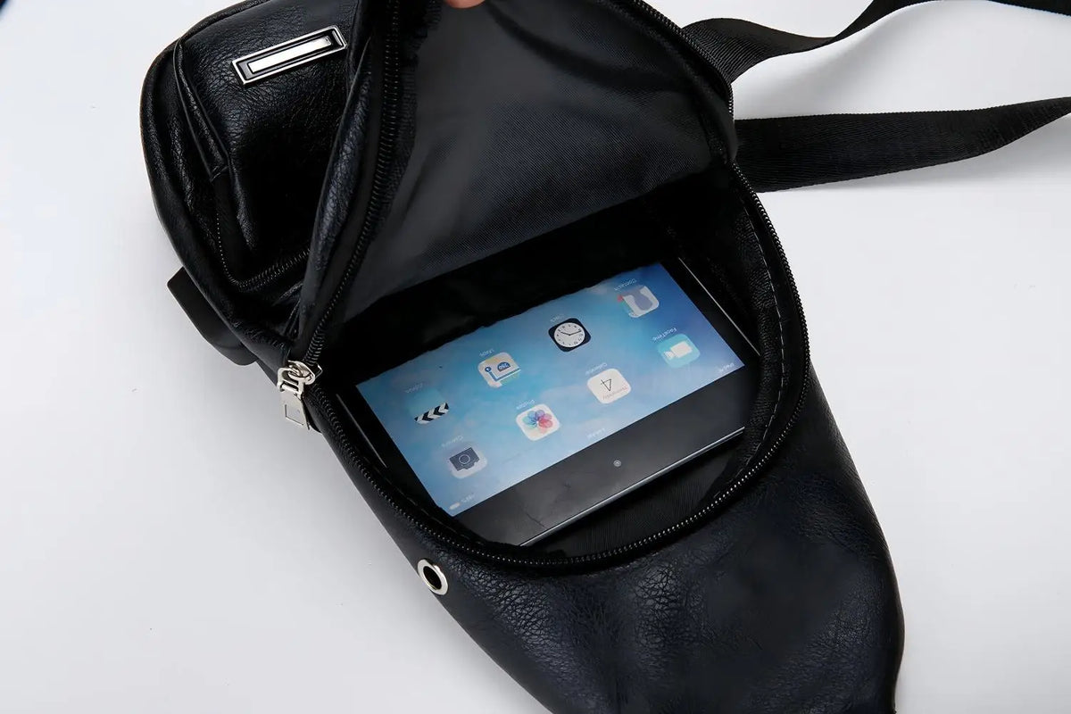 Vintage PU Leather Crossbody Satchel Bag