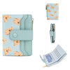 Compact PU Leather Wallet for Women with Card Slots and Coin Pocket