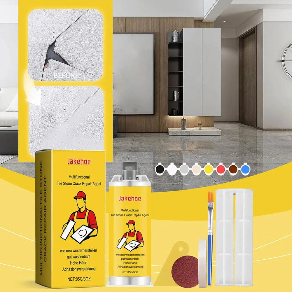 Tile & Stone Crack Repair Kit with Color Matching