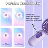 A portable handheld fan with multiple control modes including third gear, bass operation, small and portable, and multicolor 