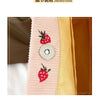 Strawberry Bowknot Canvas Tote Bag