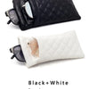 Double-Layer PU Leather Glasses Case with Soft Lining