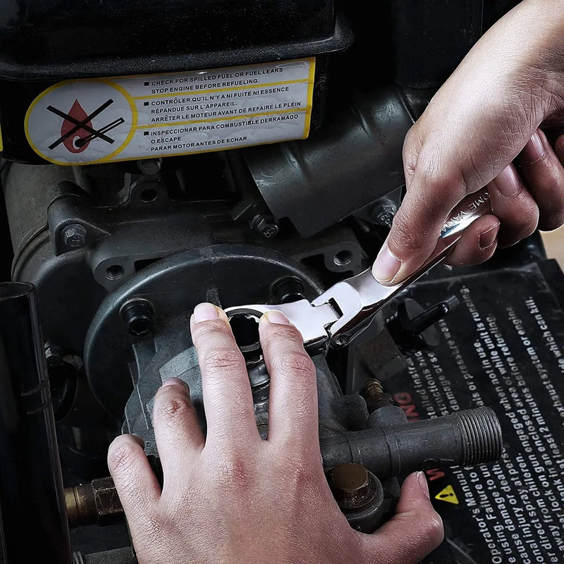 Flex-Head Ratcheting Wrench Set