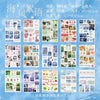 Y2K Aesthetic Sticker Book - 30 Sheets of Kawaii Japanese Stationery Decals