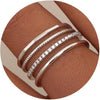 Dainty Gold-Plated Stacking Ring Set with Cubic Zirconia