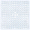 A clear silicone non-slip shower mat with suction cups for bathtub and bathroom floors.