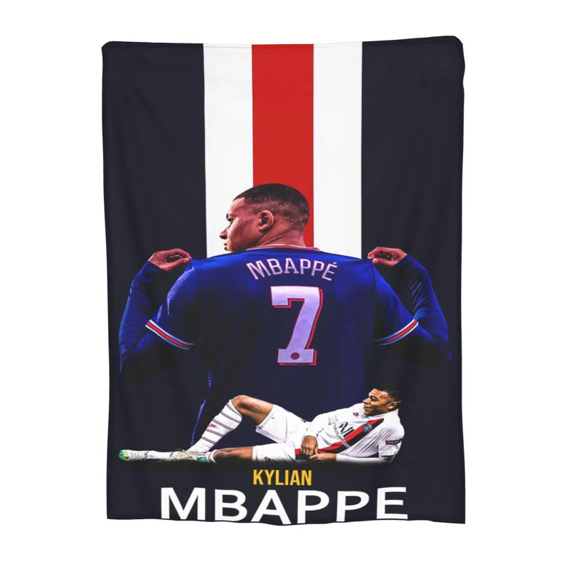 Manta de Fútbol para Fans de Mbappé
