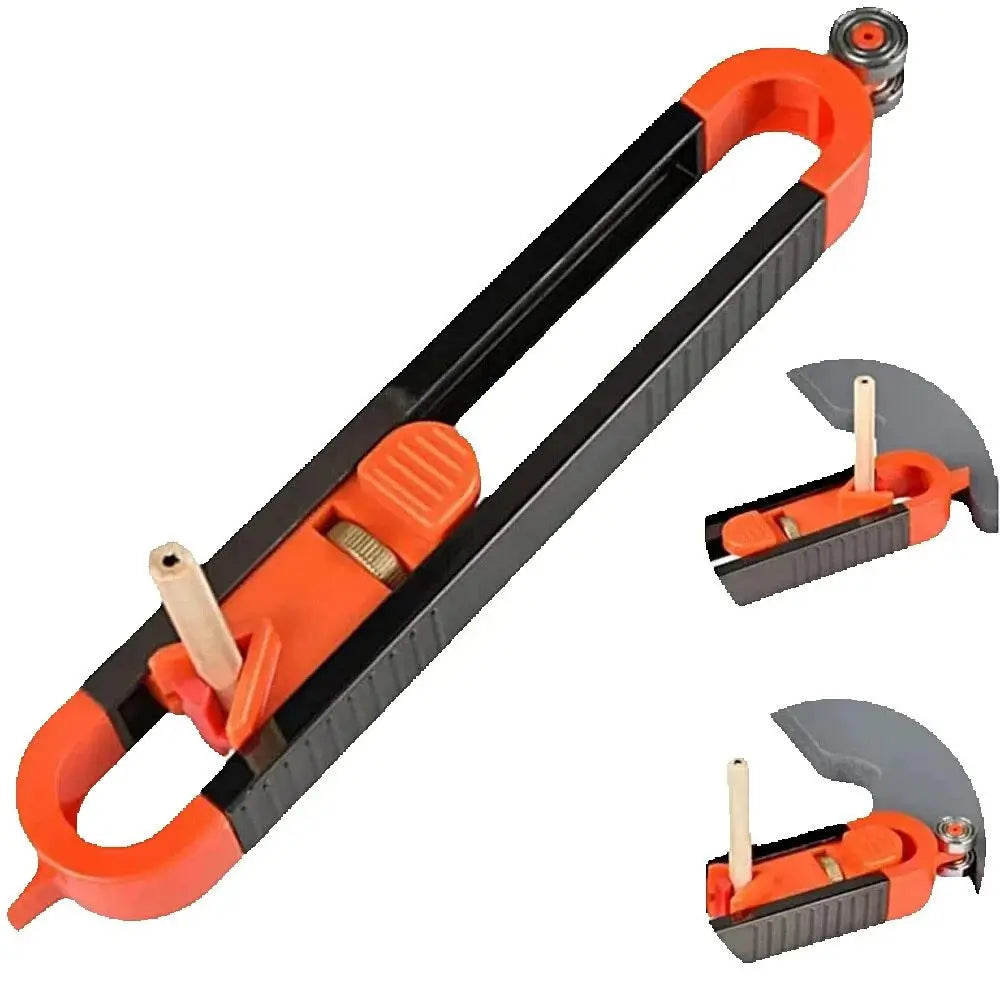 Adjustable Contour Gauge with Lock – Precision Profile Scribing Tool for Woodworking