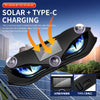 Solar-Powered Demon Eye LED Car Light