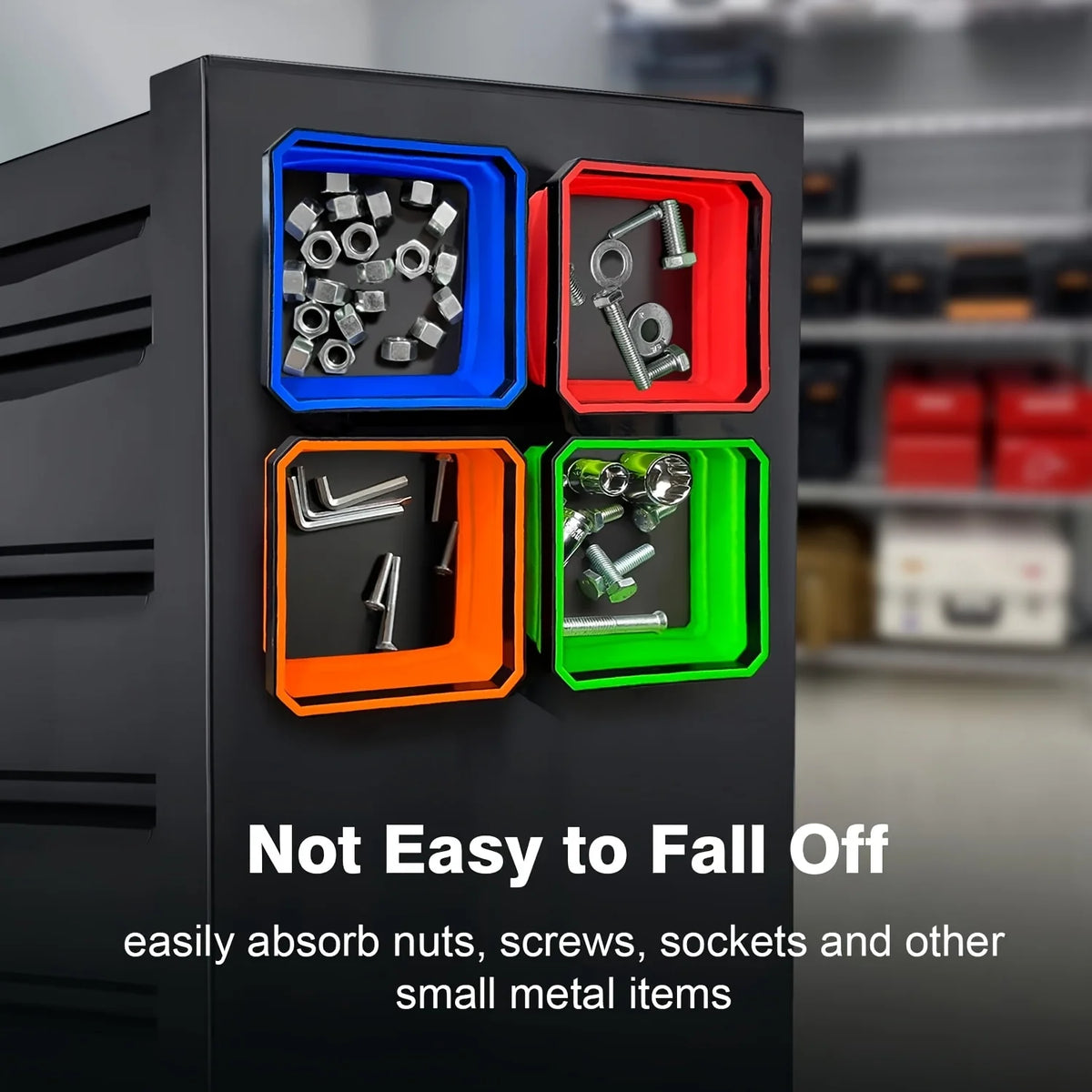 Collapsible Magnetic Parts Tray with Silicone Insert