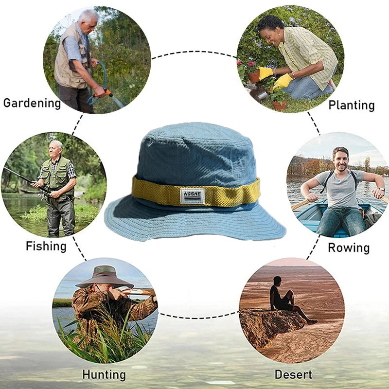 Breiter UV-Schutz Bucket Hat