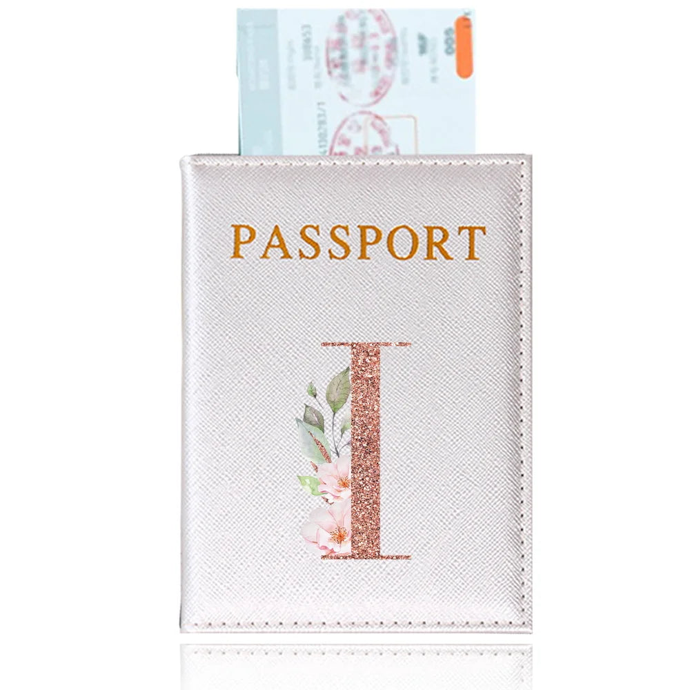 Elegant Rose Gold Passport Cover