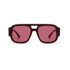 Retro Square Leopard Print Sunglasses for Women