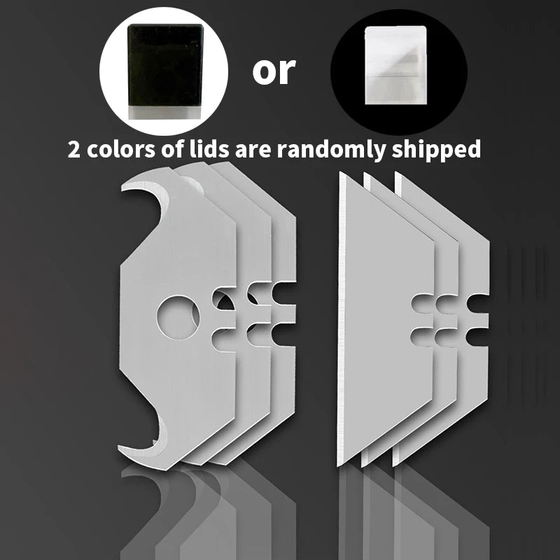 Two sets of SK2 Hook Utility Blades are shown, with lids randomly shipped, displayed against a dark background.