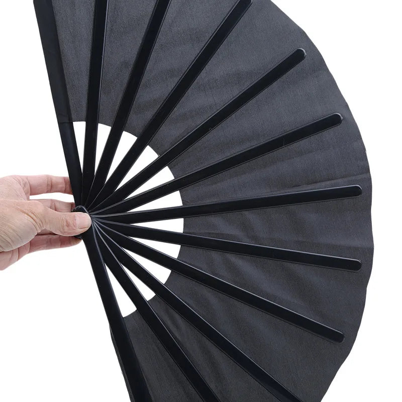 Classic Kung Fu Folding Fan with Bold Sound – Performance-Ready