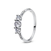 Sterling Silver Heart Ring with Cubic Zirconia