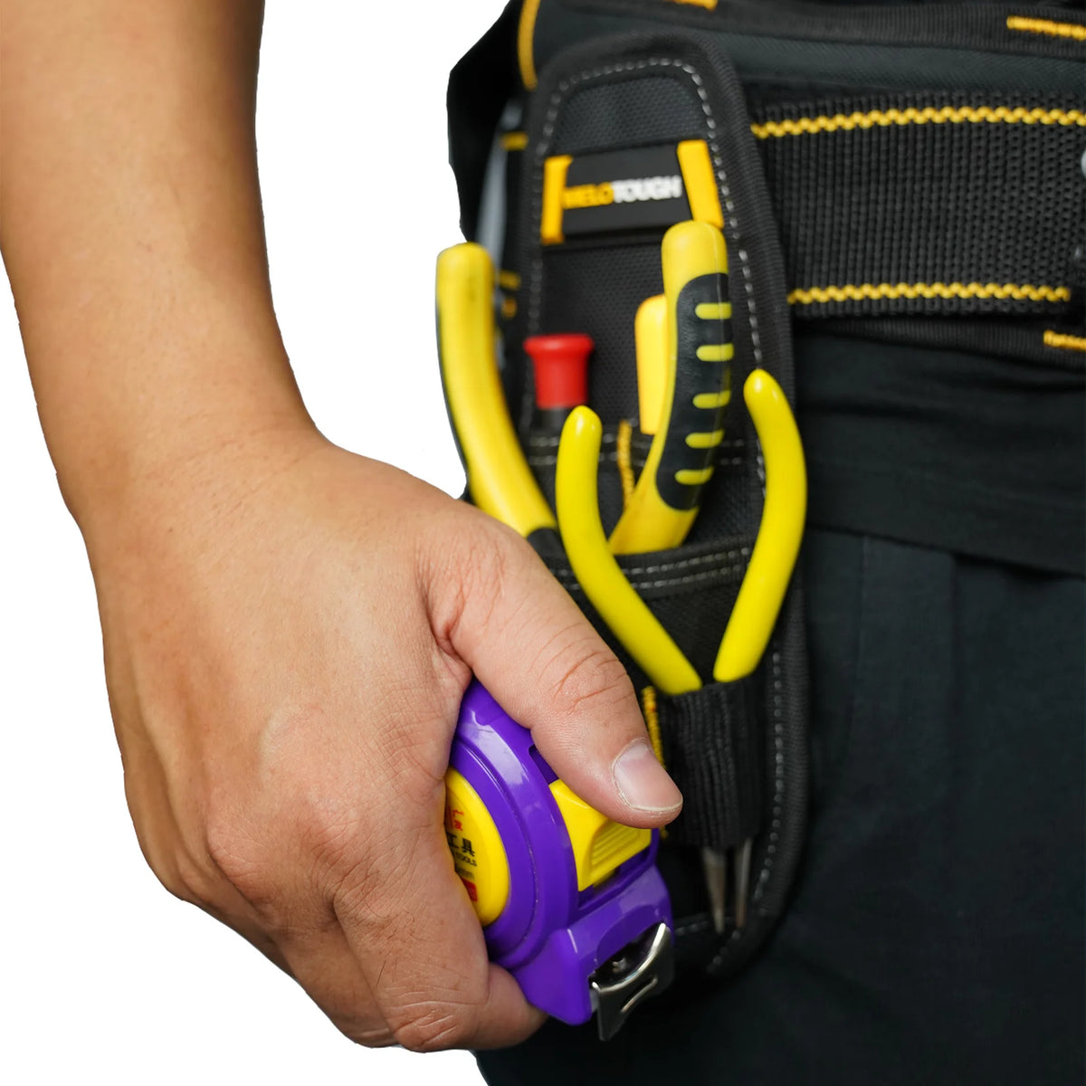 Compact Heavy-Duty Tool Pouch with Belt Clip