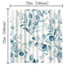 Double-Layer Waterproof Shower Curtain with Snap-In Liner