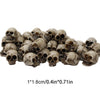 Set of 20 Gothic Skull Figurines for Halloween Decor
