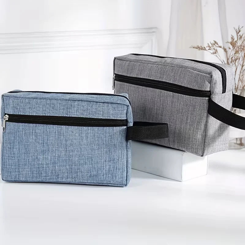 Men's Large-Capacity Travel Toiletry Bag with Hanging Hook