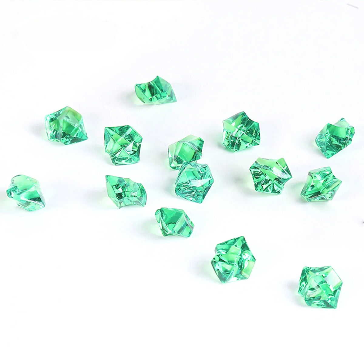 Crystal Clear Acrylic Crushed Ice Stones for Vases & Decor (100-Pack)